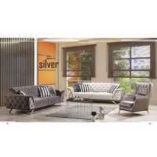 Silver 8 seaters sofa 